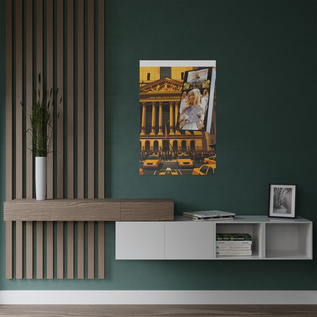 Stylish Satin Posters for Decor, Unique Gift for Art Lovers, Wall Art for Home, Office Inspiration, Creative Room Decor