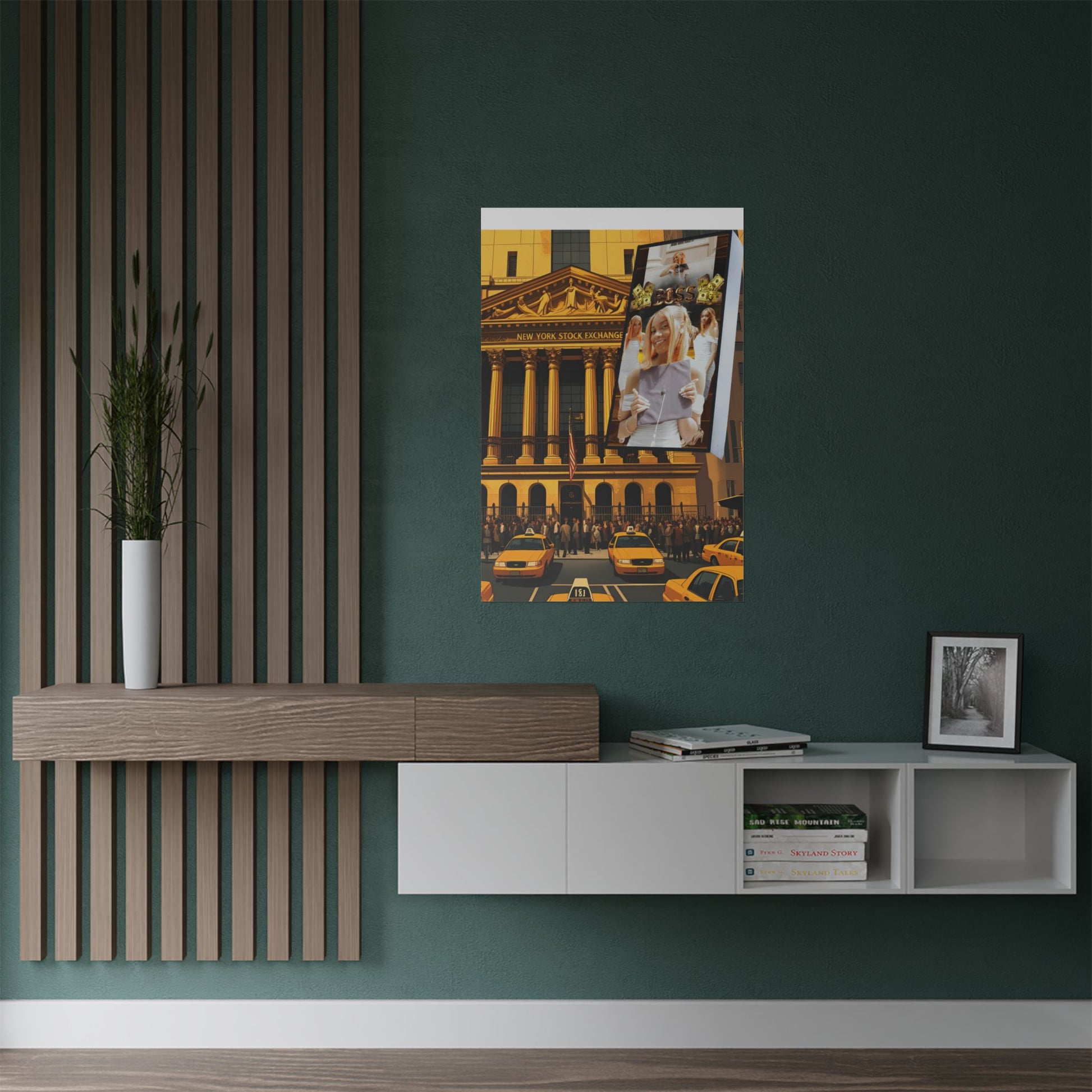 Stylish Satin Posters for Decor, Unique Gift for Art Lovers, Wall Art for Home, Office Inspiration, Creative Room Decor