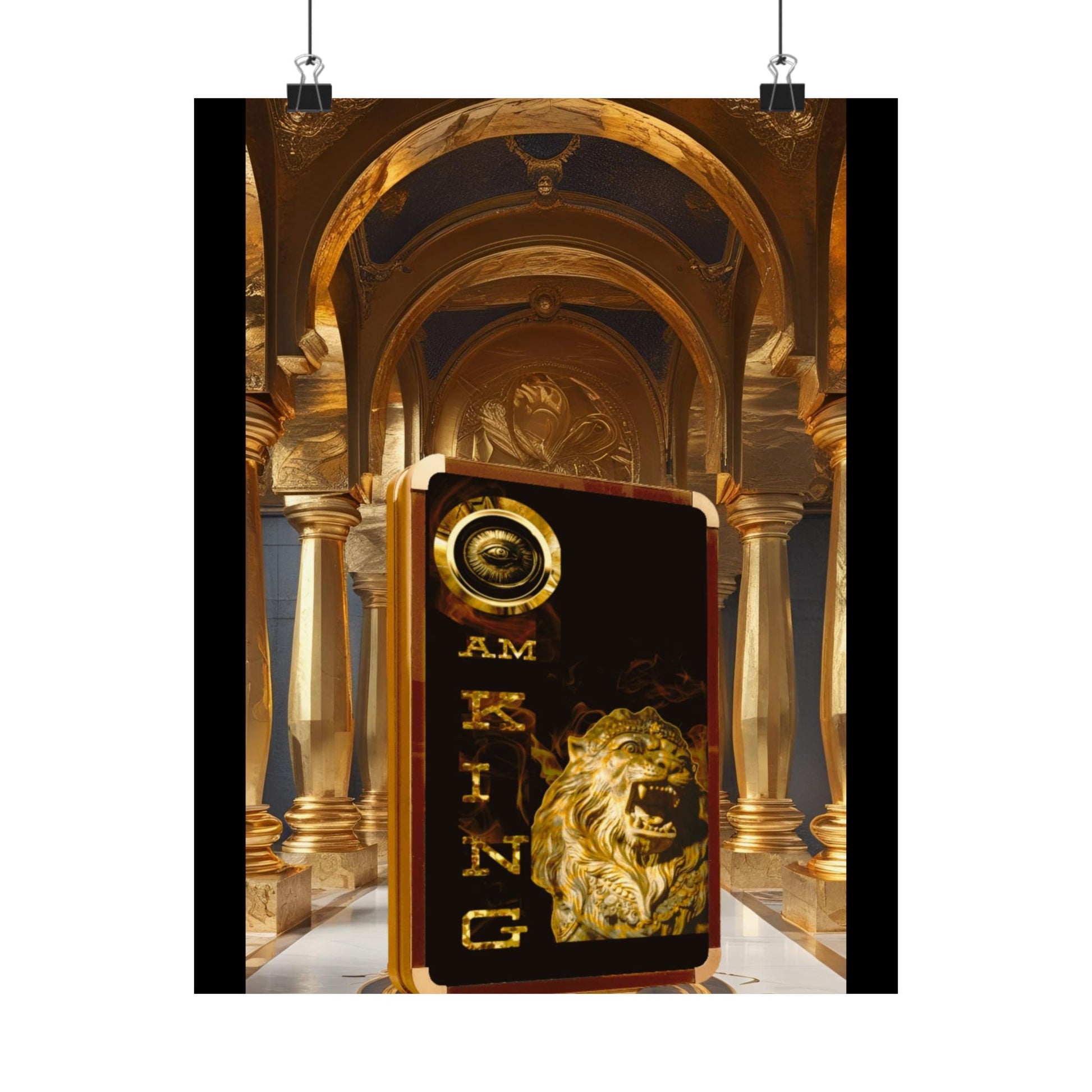 I Am King Satin Poster