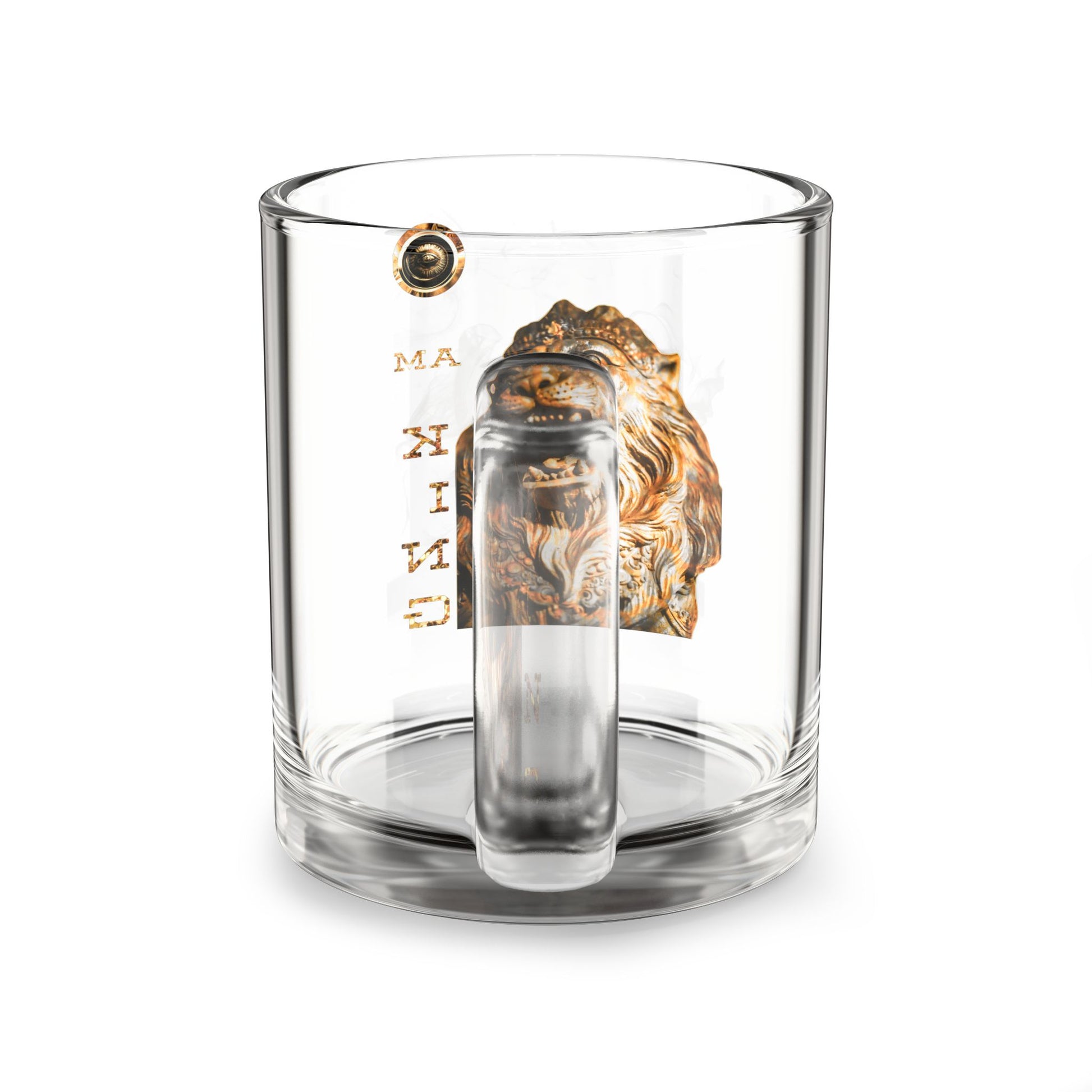 I Am King Glass Mug, 10oz