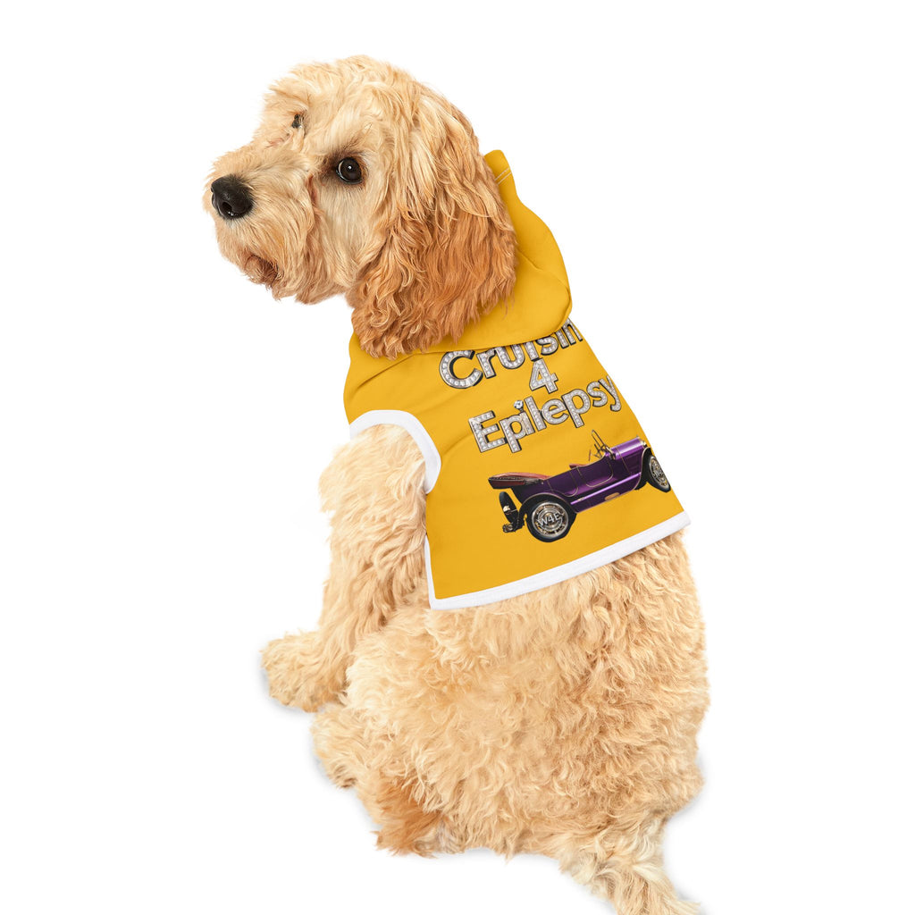 Bling Cruisin' 4 Epilepsy Pet Hoodie, Yellow
