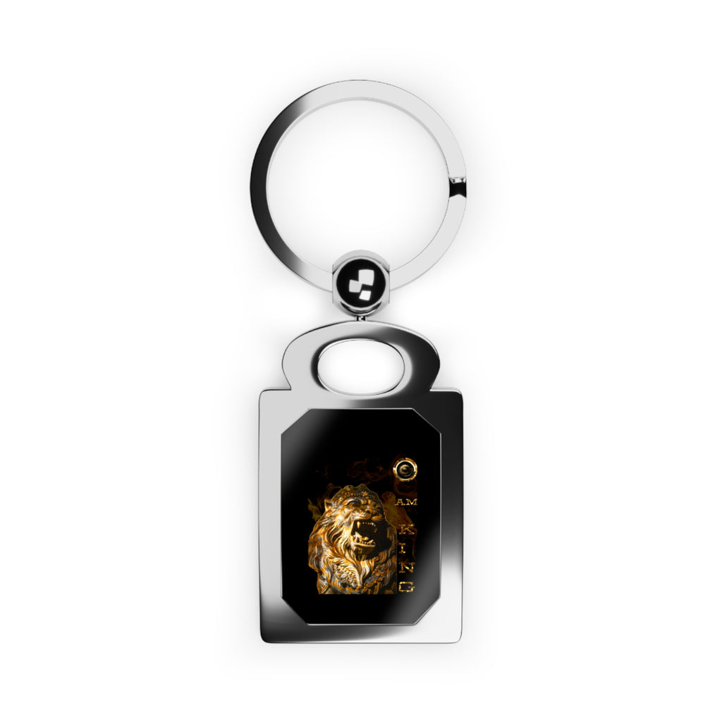 I Am King Photo Keyring