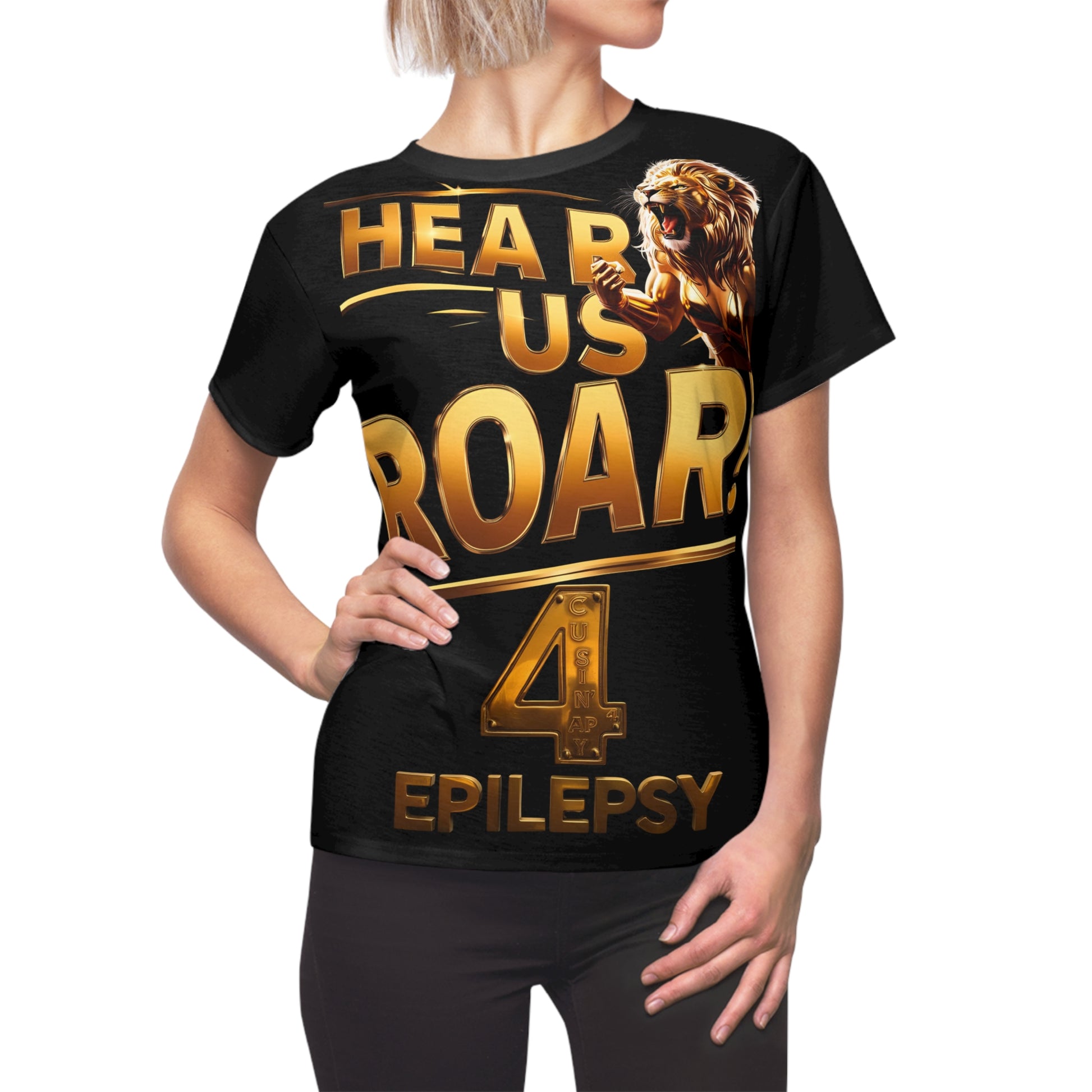 Hear Us Roar 4 Epilepsy Awareness  T-shirt