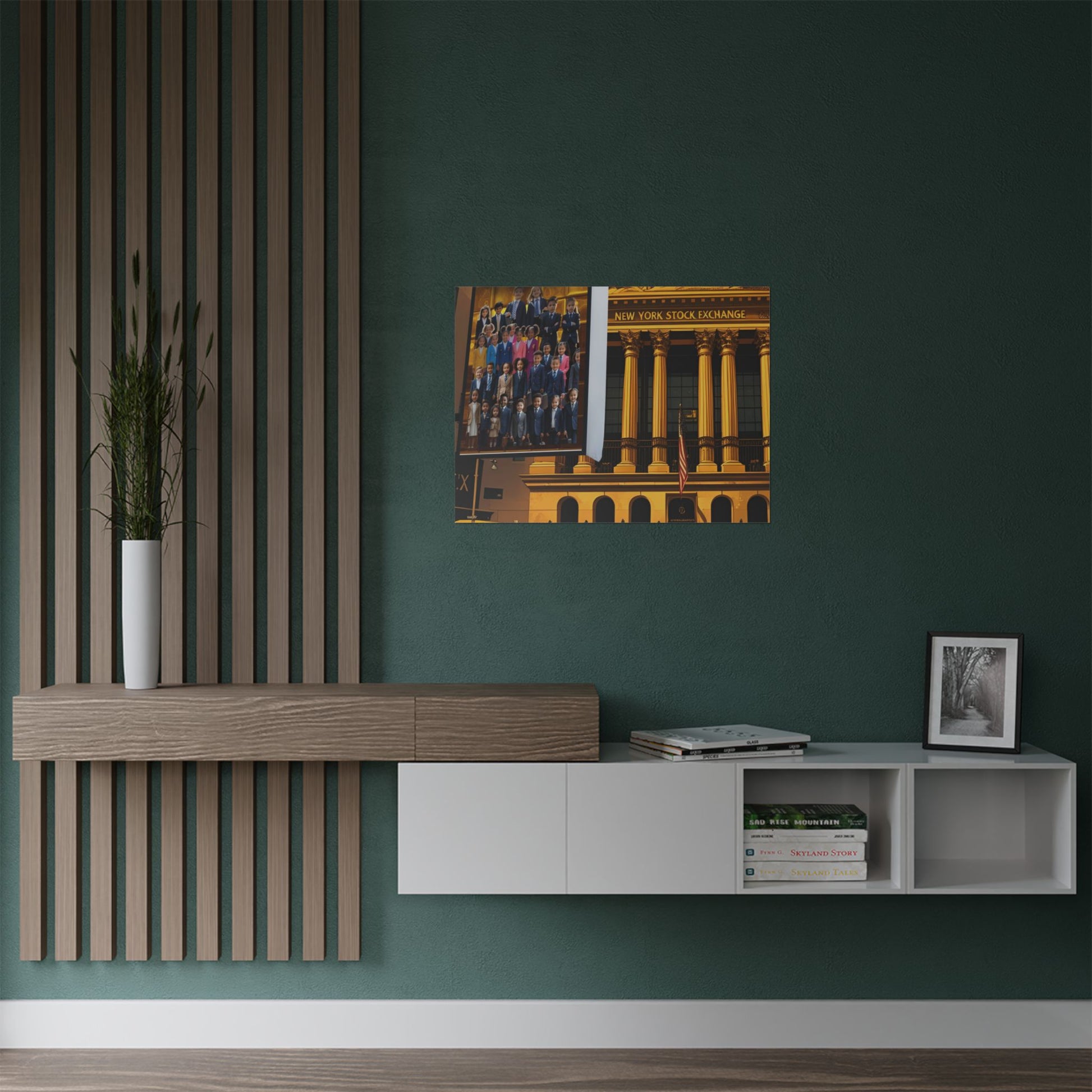 NY Stock Exchange Satin Poster