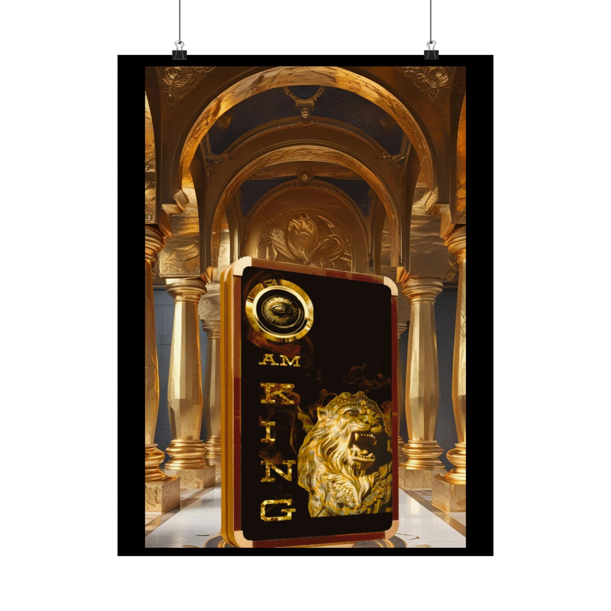 I Am King Satin Poster