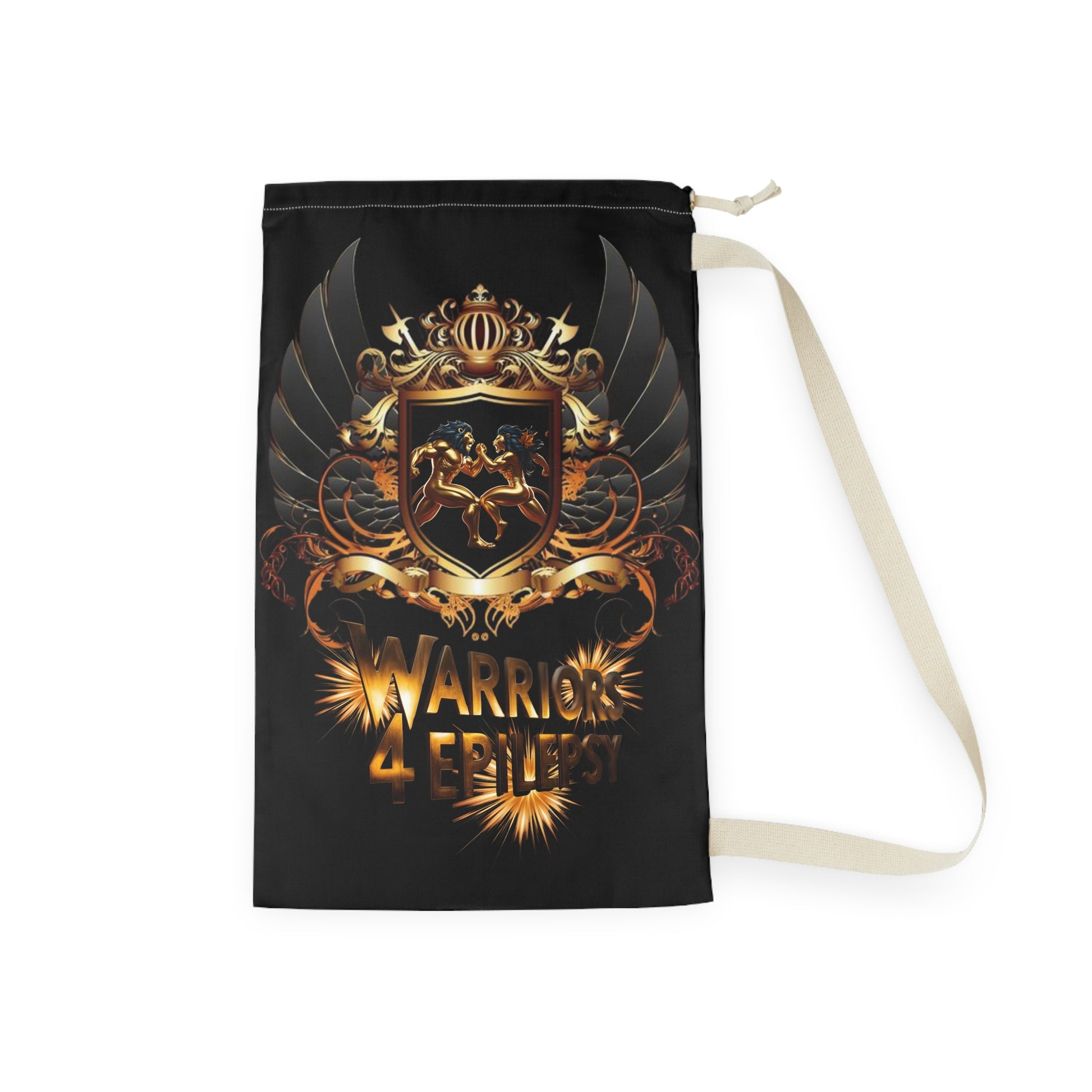 Warrior Spirit Laundry Bag | Elegant Storage Solution, Unisex Gift, Fitness Accessory, Travel Companion, Home Organizer