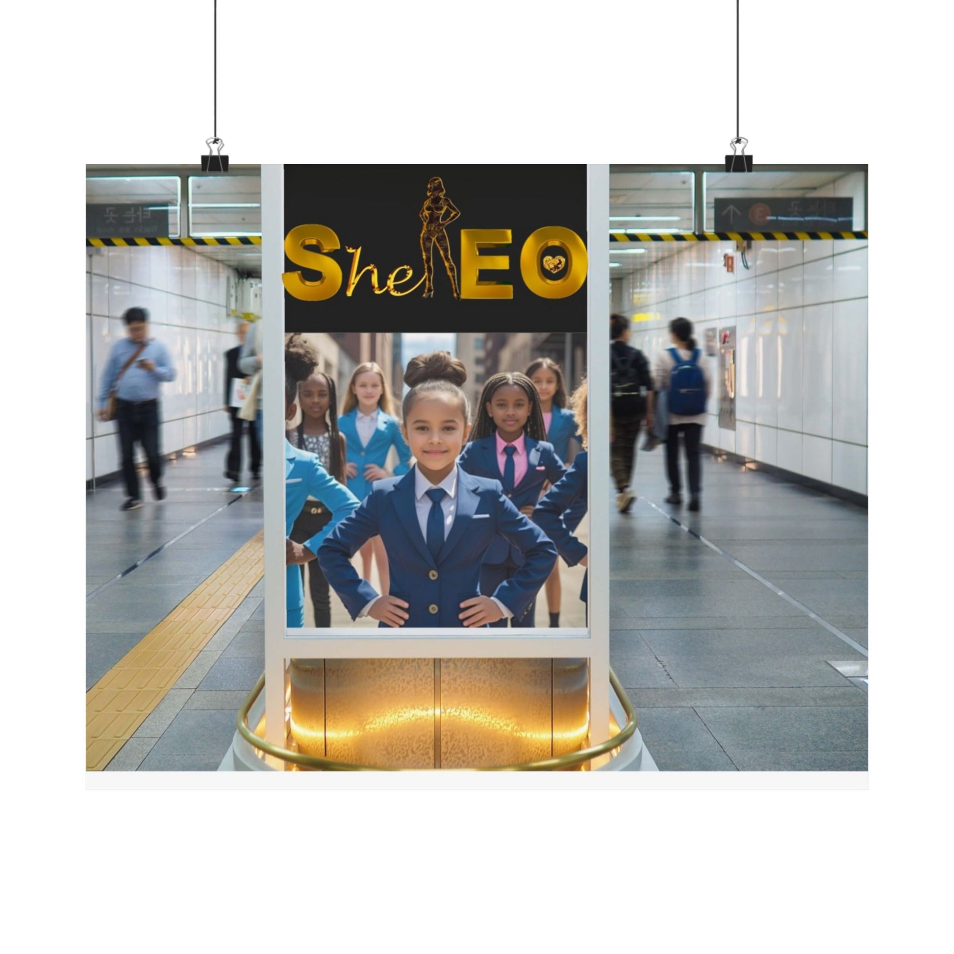 Empowering Satin Poster - SheEO Design, Inspirational Wall Art, Motivational Decor, Girls Empowerment, Leadership Gift, Unique Home [...]