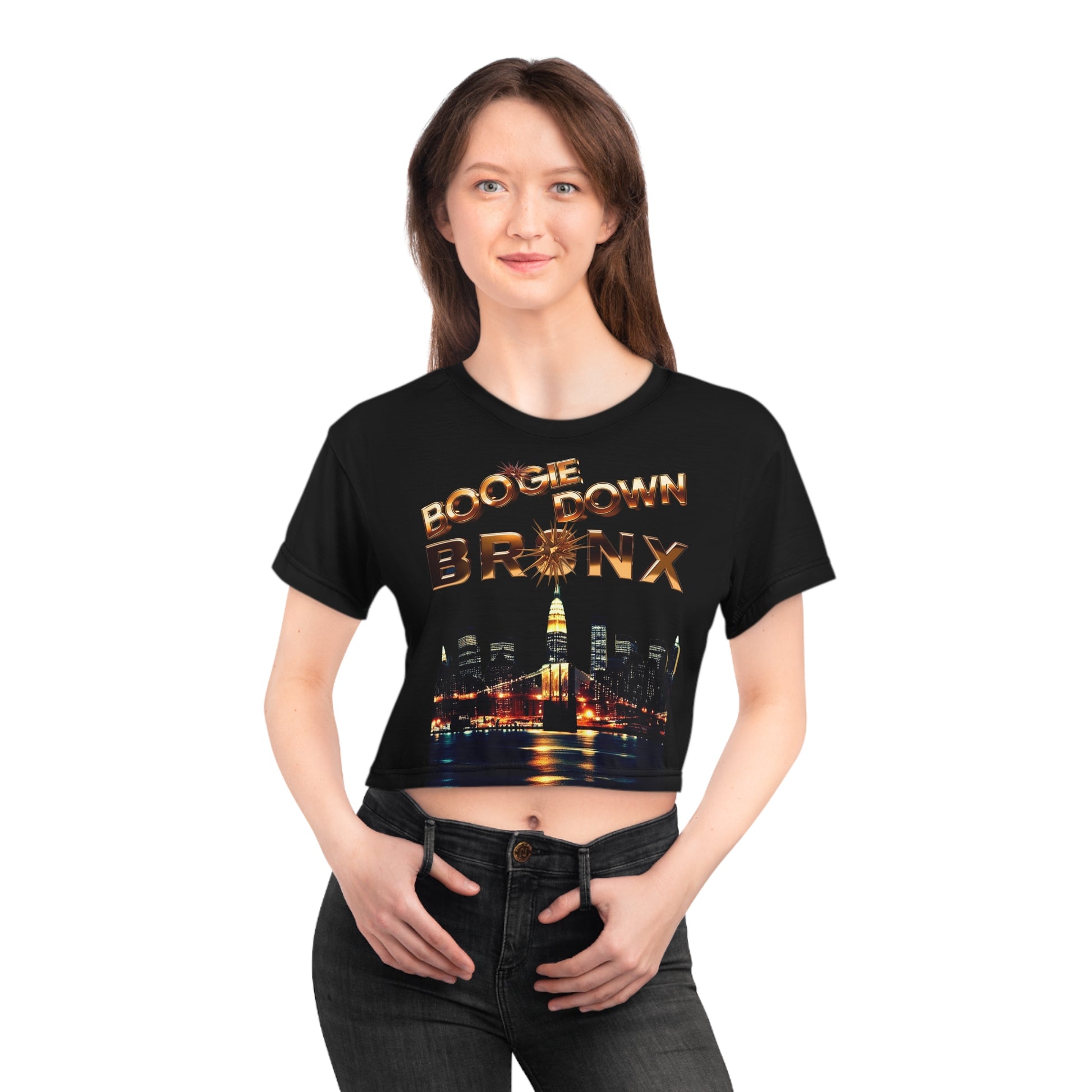 Boogie Down Bronx Crop Tee