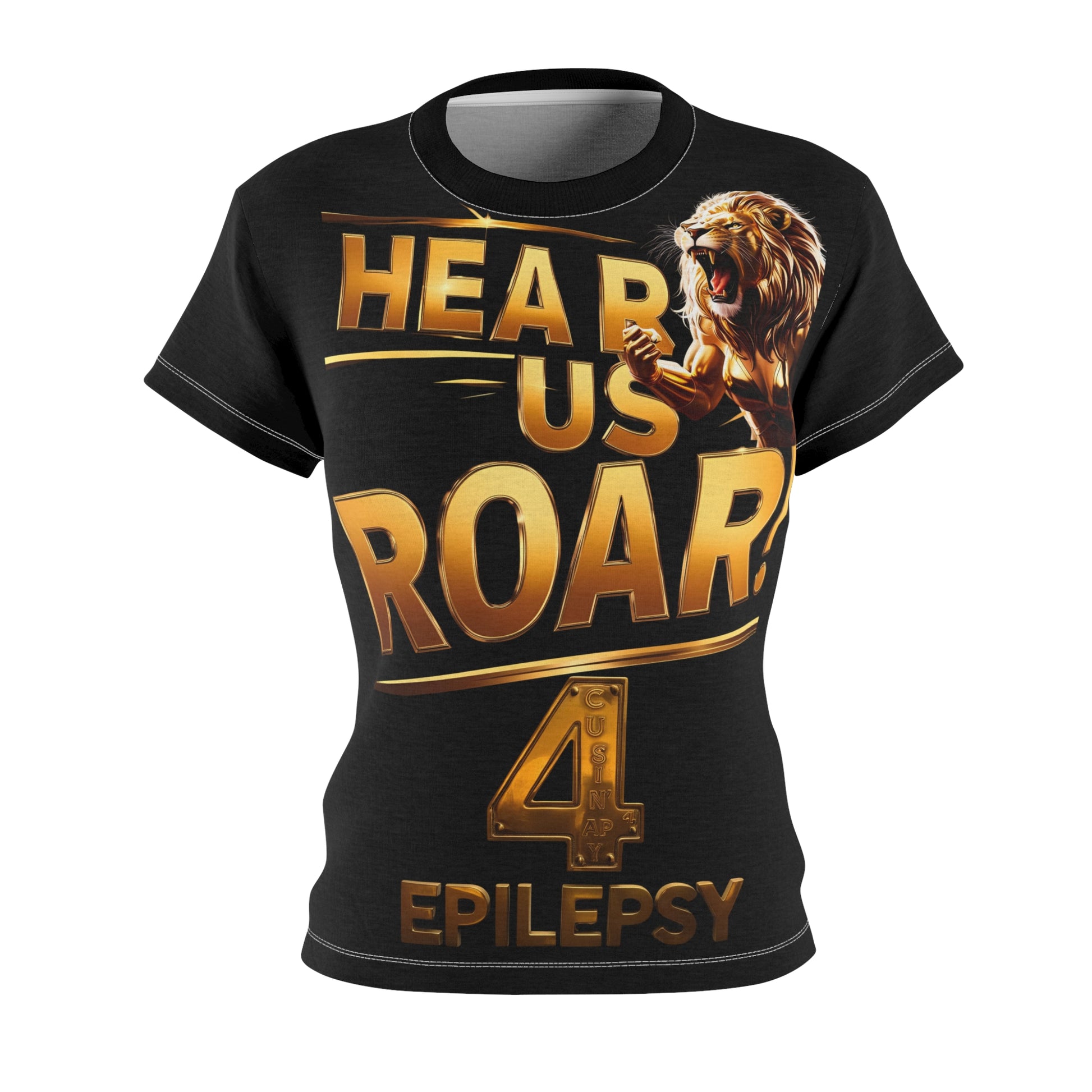 Hear Us Roar 4 Epilepsy Awareness  T-shirt