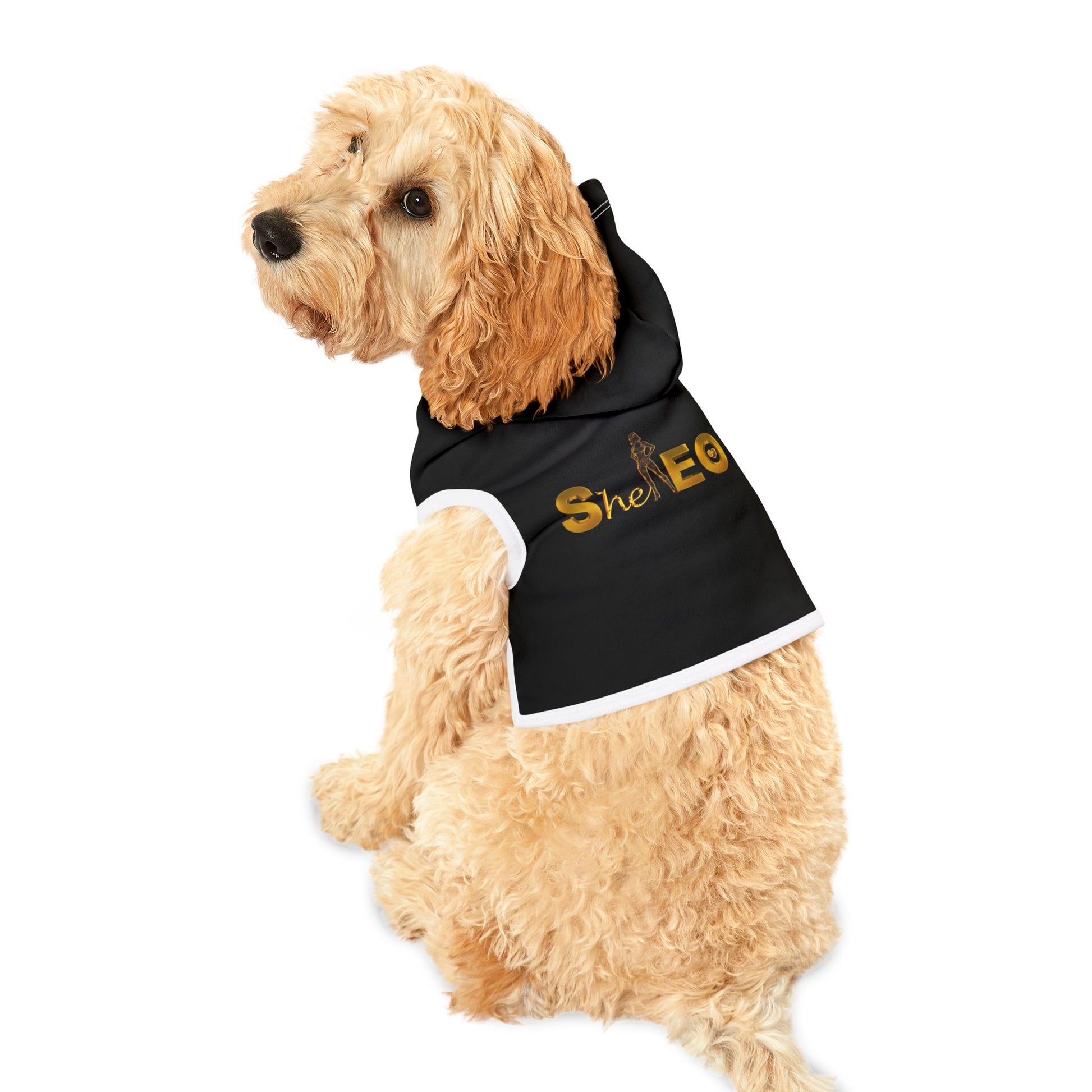 *SHE* - EO Pet Hoodie, Black