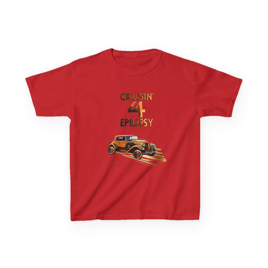 Unisex Kids Bronze Vintage Car Cruisin’ 4 Epilepsy Cotton Tee