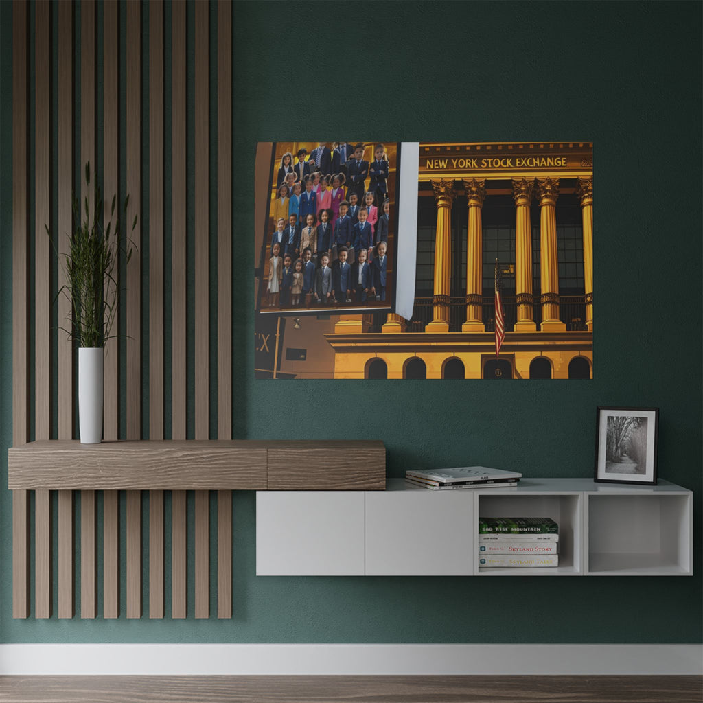 NY Stock Exchange Satin Poster