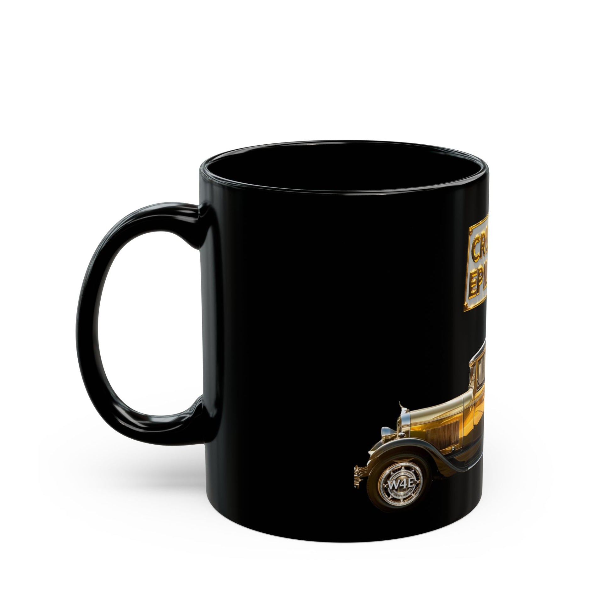 Cruisin' for Epilepsy Mug - Support Awareness, Coffee Cup, Gift for Caregivers, Fundraiser Item, Unique Black Mug