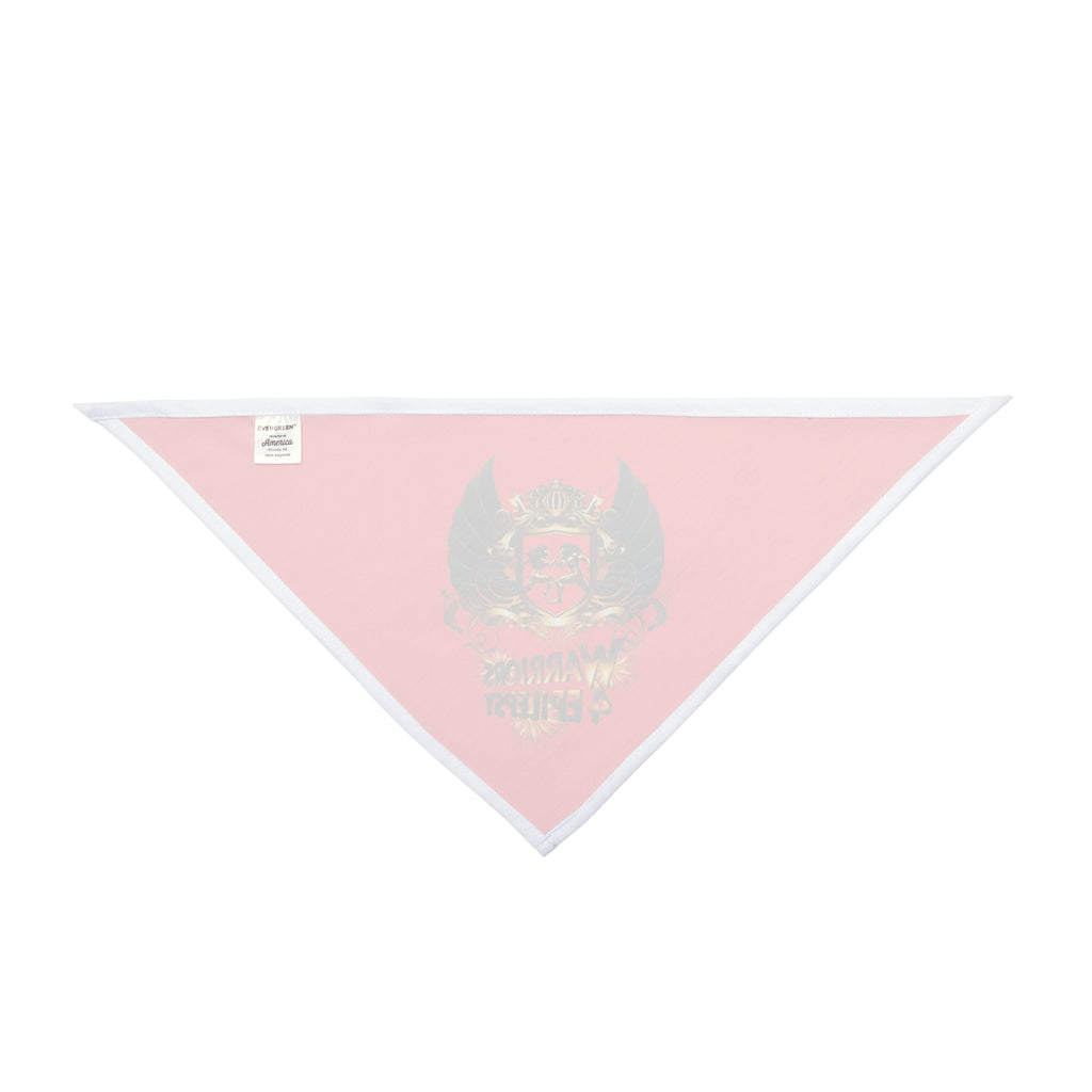 Warriors 4 Epilepsy Pet Bandana, Red