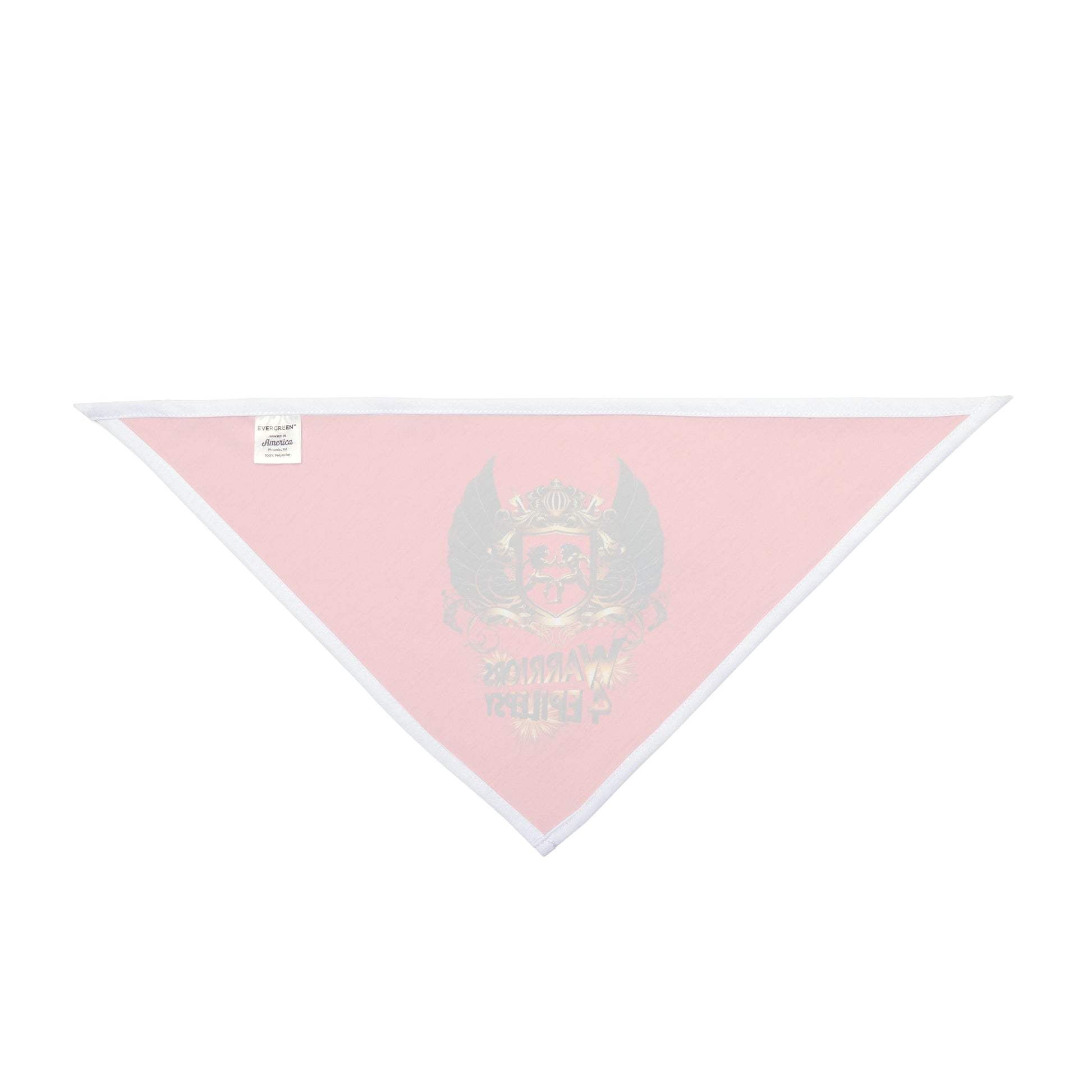 Warriors 4 Epilepsy Pet Bandana, Red
