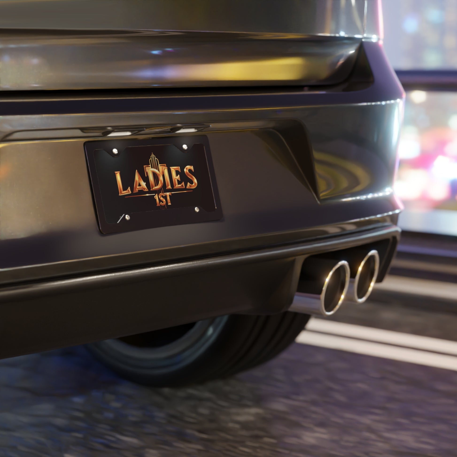 Ladies 1st Vanity Plate
