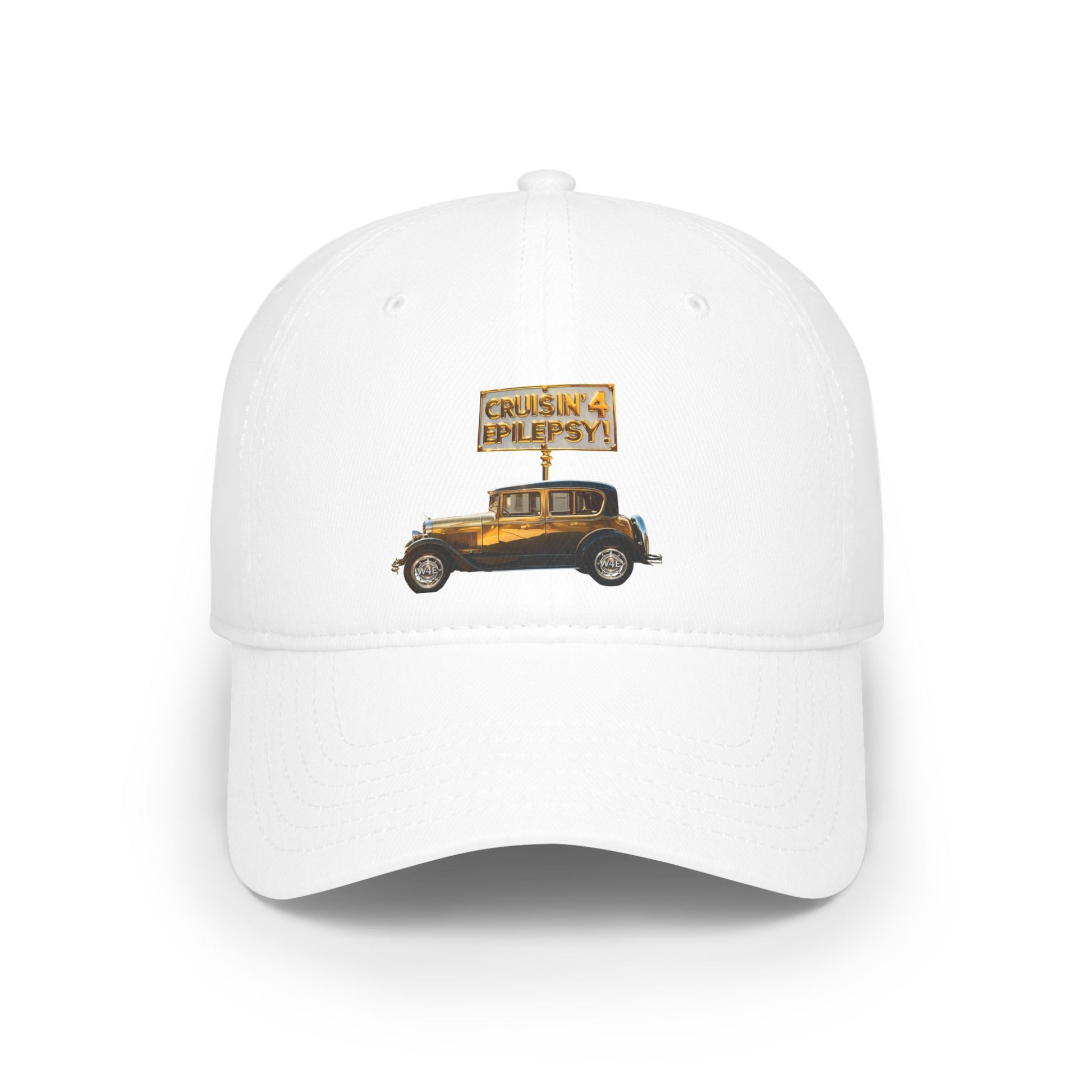 Gold Vintage Car Cruisin’ 4 Epilepsy Baseball Cap