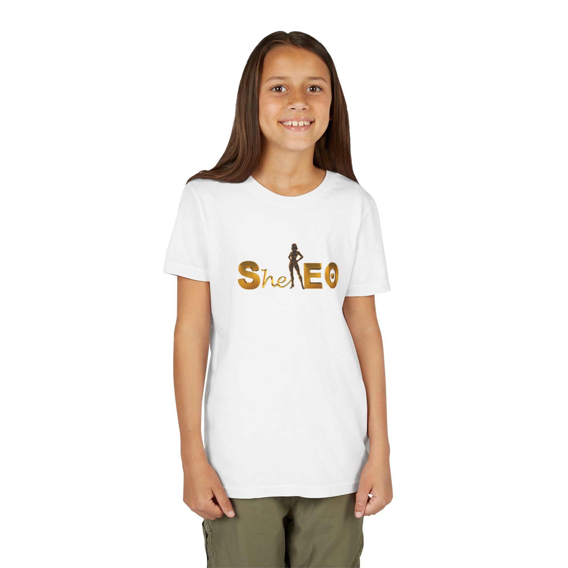 Youth Girl’s *SHE*-EO Short Sleeve Tee