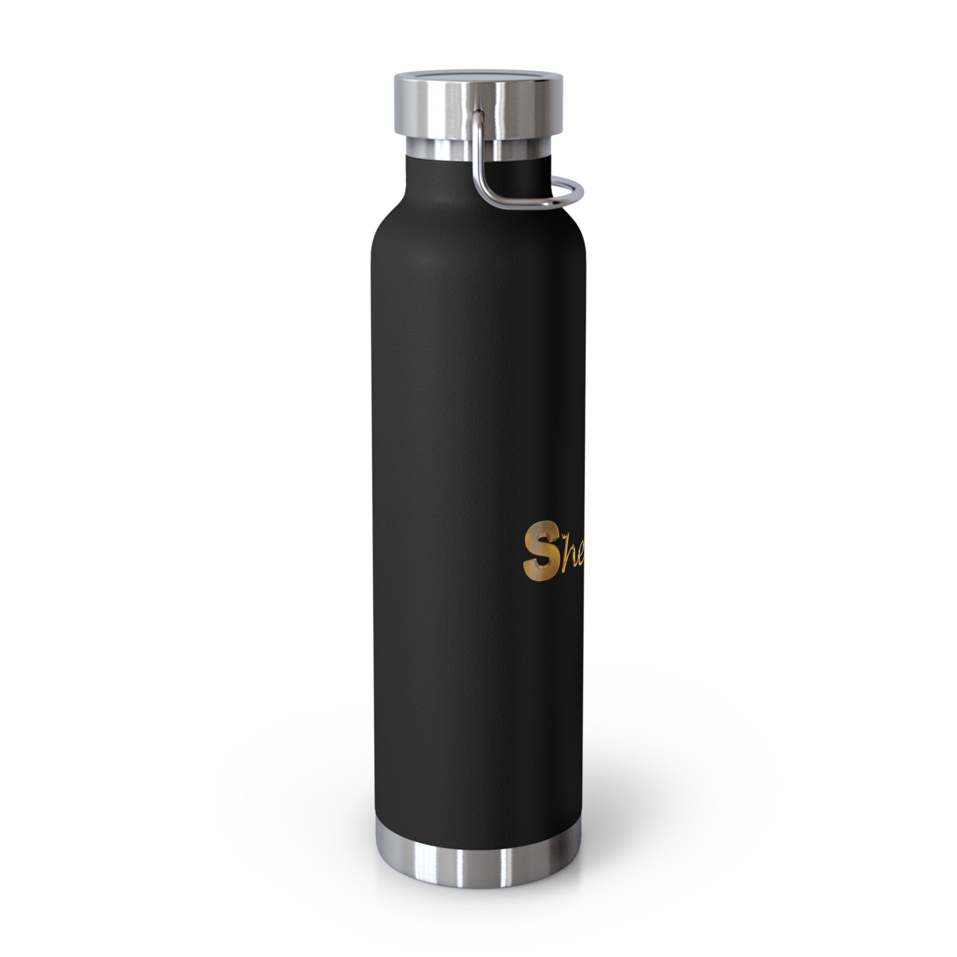 SheEO Inspirational Copper Water Bottle, Motivational Travel Mug, Reusable Drink Container, Gift for Her, Eco-Friendly Hydro Flask