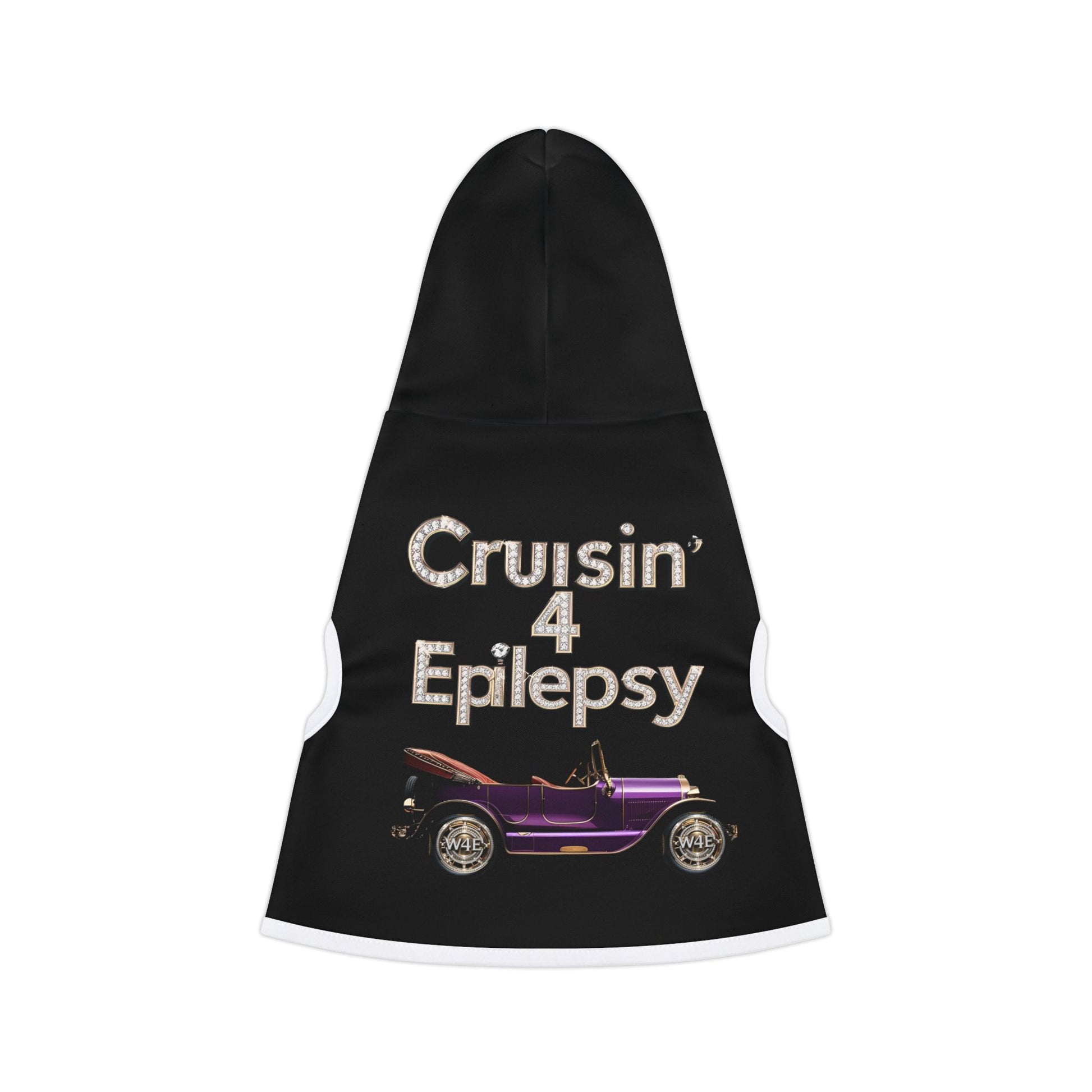 Bling Cruisin’ 4 Epilepsy Black Pet Hoodie