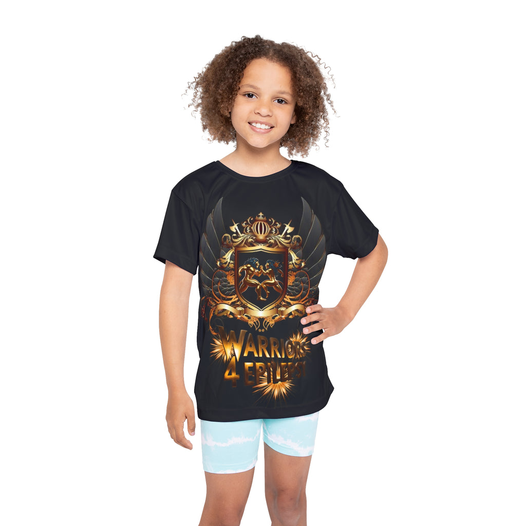 Unisex Youth Warriors 4 Epilepsy Short Sleeve Shirt