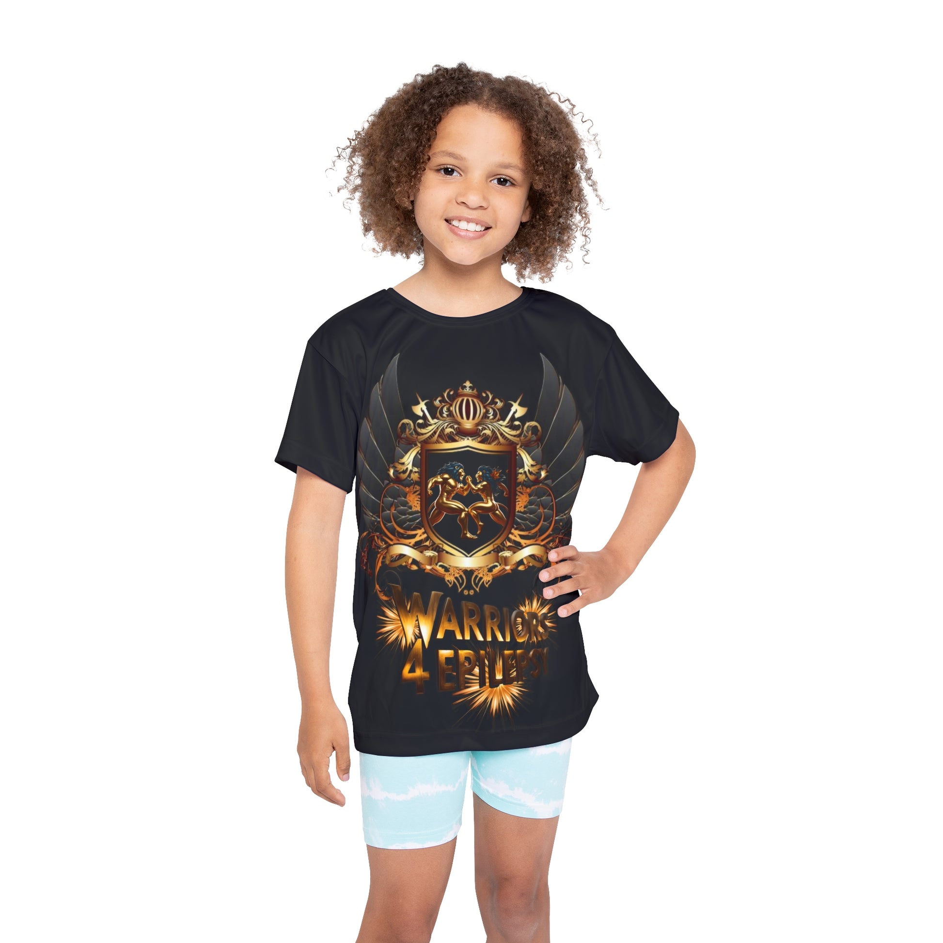 Unisex Youth Warriors 4 Epilepsy Short Sleeve Shirt