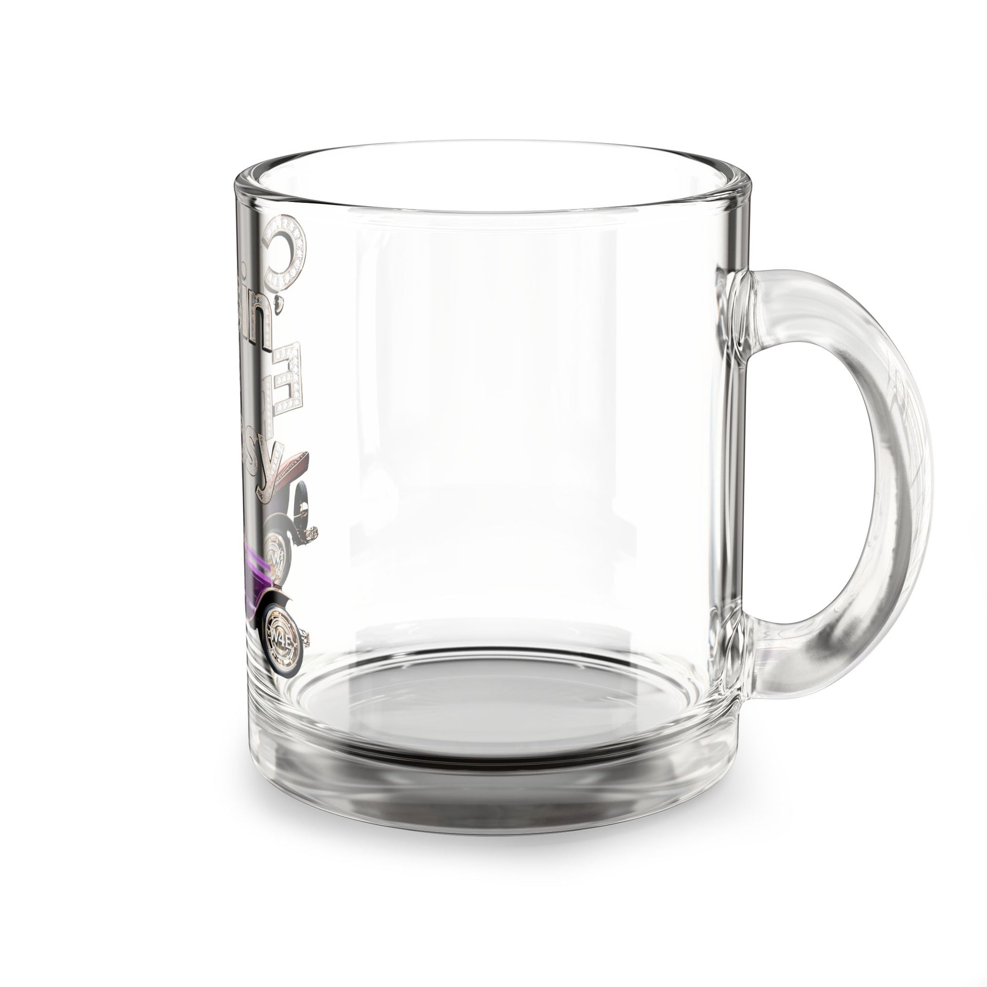 Bling Vintage Car Cruisin' 4 Epilepsy Glass Mug, 10oz