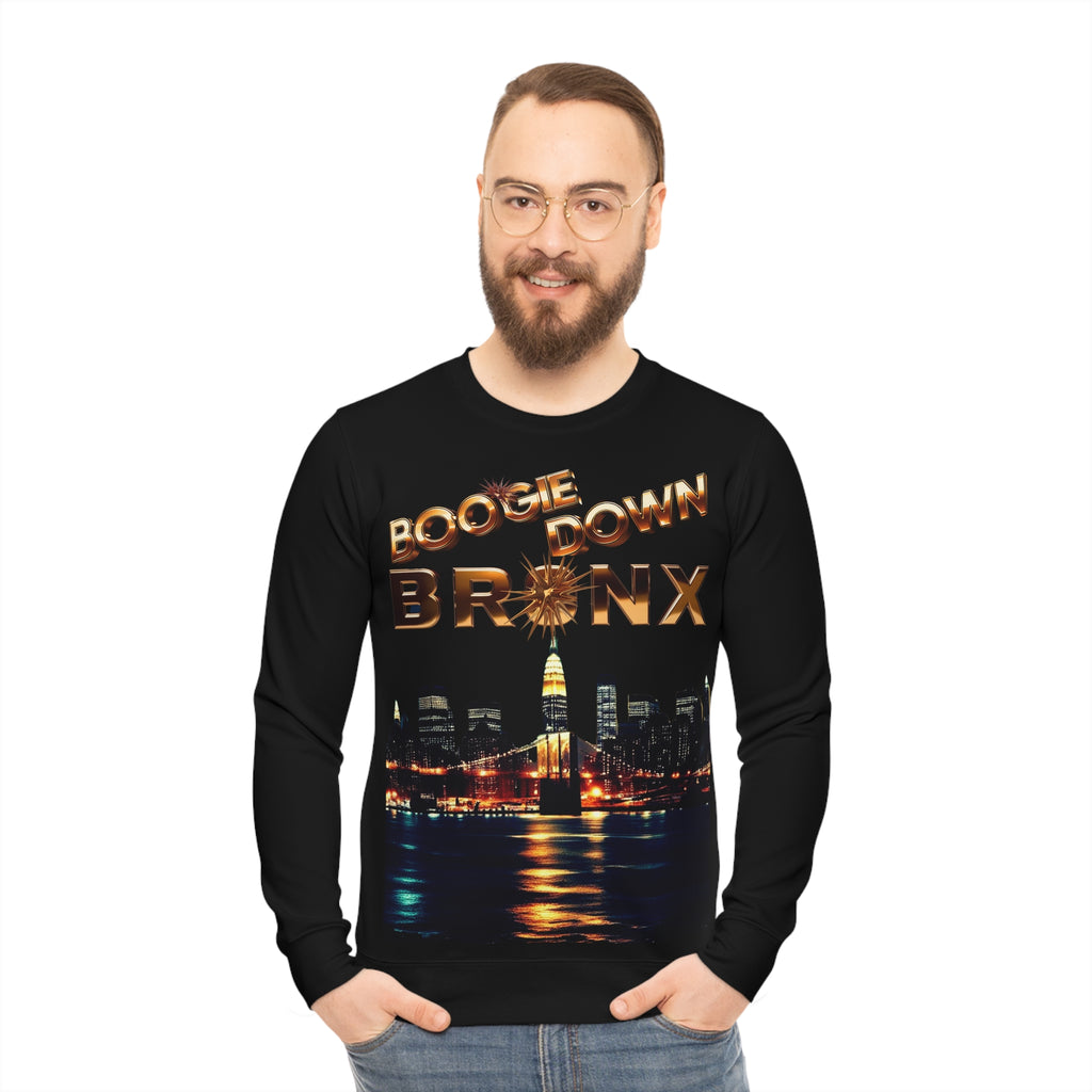 Men’s Boogie Down Bronx Vibes Long Sleeve Sweatshirt