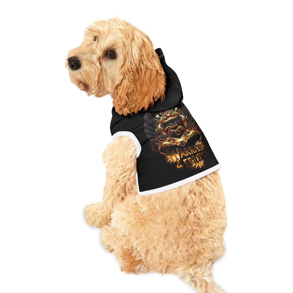 Warriors 4 Epilepsy Pet Hoodie, Black