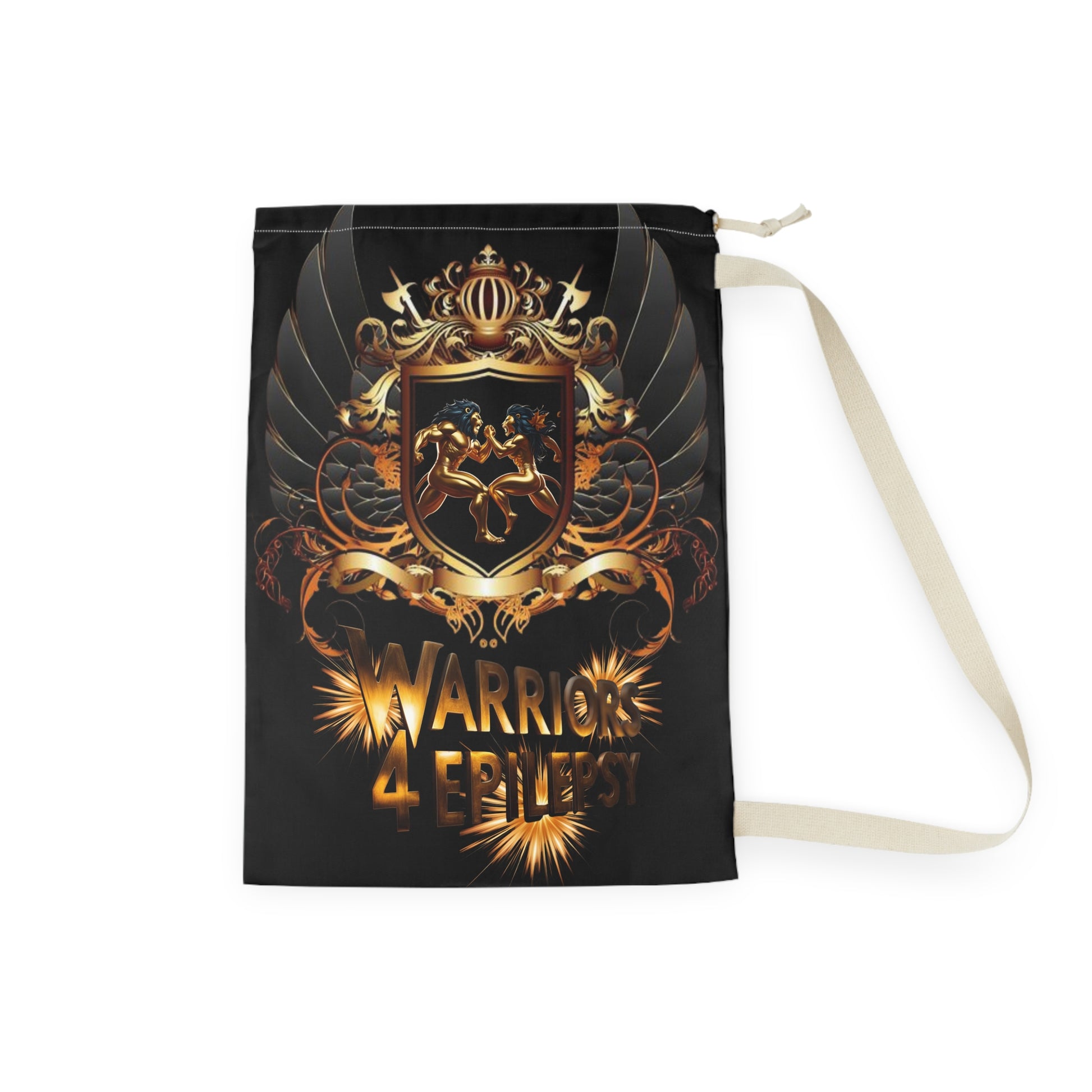 Warrior Spirit Laundry Bag | Elegant Storage Solution, Unisex Gift, Fitness Accessory, Travel Companion, Home Organizer