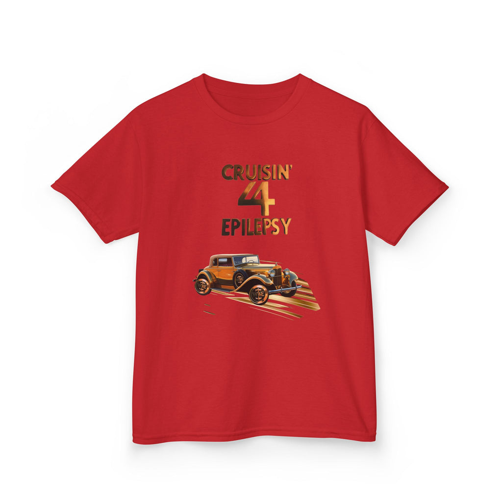 Unisex Kids Bronze Vintage Car Cruisin’ 4 Epilepsy Cotton Tee