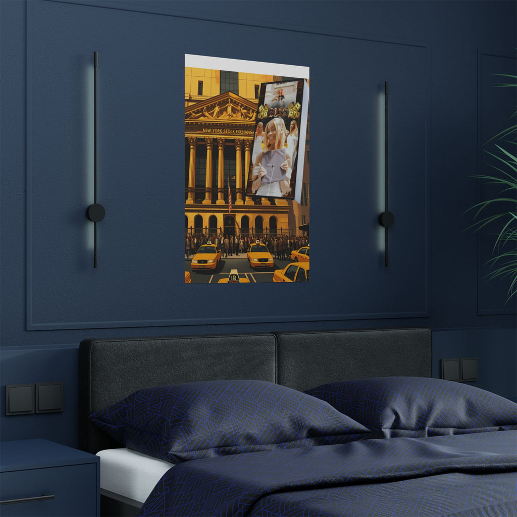 Stylish Satin Posters for Decor, Unique Gift for Art Lovers, Wall Art for Home, Office Inspiration, Creative Room Decor