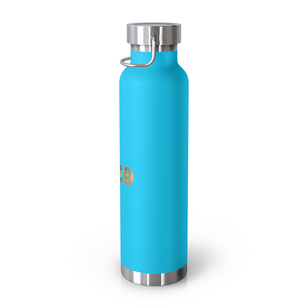 SheEO Inspirational Copper Water Bottle, Motivational Travel Mug, Reusable Drink Container, Gift for Her, Eco-Friendly Hydro Flask