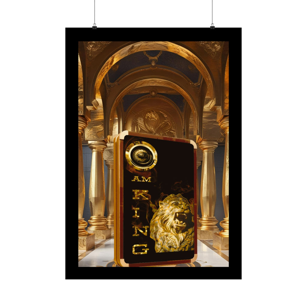 I Am King Satin Poster