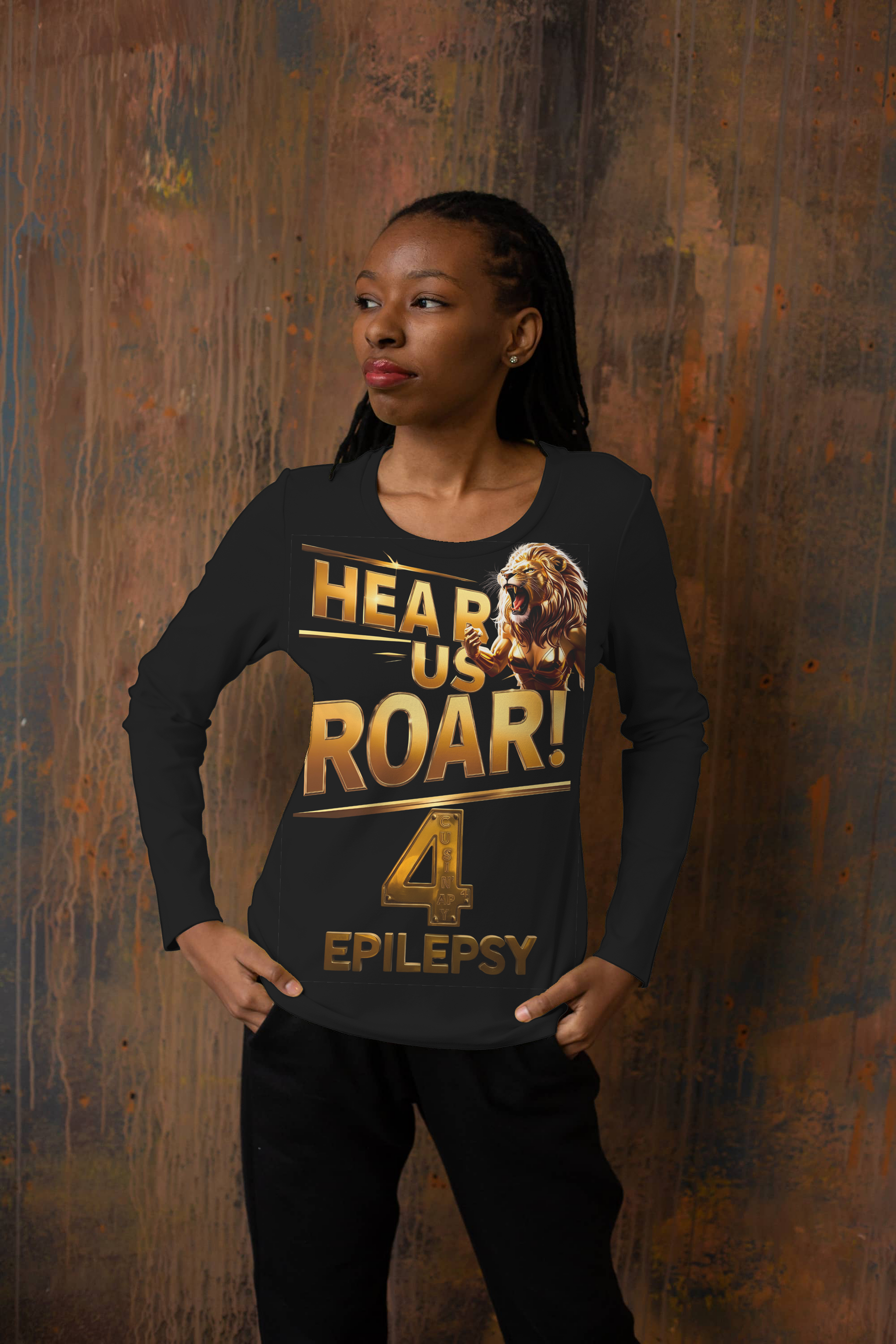 Women’s Long Sleeve Hear Us Roar Shirt